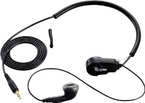Icom HS97 Earphone with Throat Mic Headset