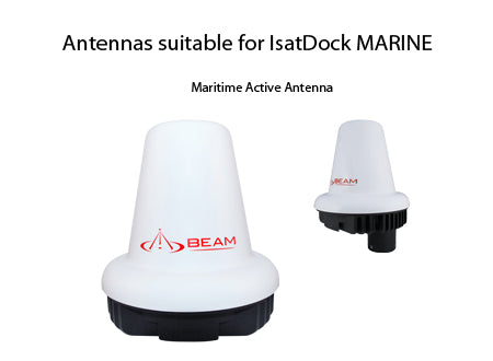 Beam IsatDOCK Maritime ACTIVE antenna