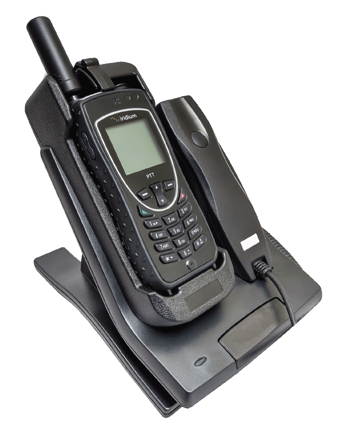 SatStation Extreme Desktop Dock PTT w/Privacy Handset