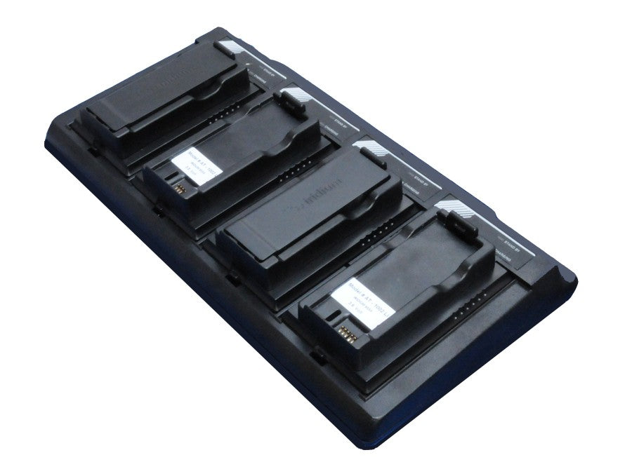 SatStation Four-Bay Battery Charger for Iridium 9575 with USA Power Plug Adapter