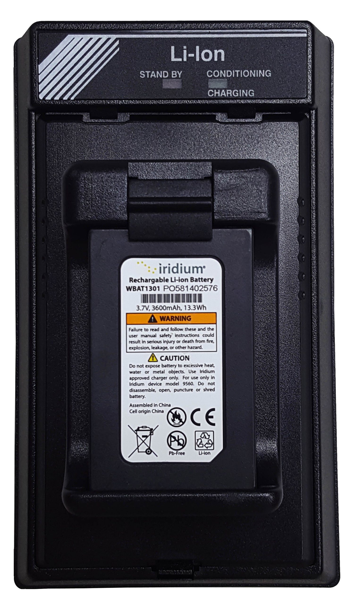 SatStation Single-Bay Desktop Battery Charger - Iridium GO
