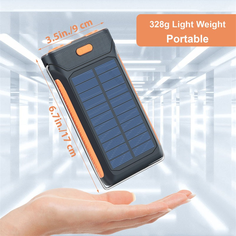 SatStation Hand Crank Solar Power Bank