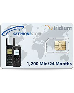 Iridium 1,200 Minute Global Prepaid Airtime SIM Card