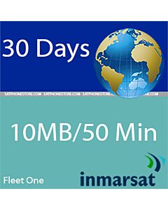 Inmarsat Fleet One - 10MB / 50 Minutes Coastal Prepaid SIM Card