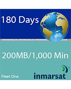 Inmarsat Fleet One - 200MB / 1000 Minutes Global Prepaid SIM Card