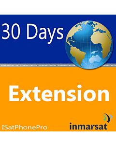 Inmarsat IsatPhone 30 Day Extension for Prepaid Minutes 