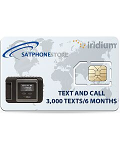 Iridium GO 3000 Text & Call Global Prepaid Airtime SIM Card