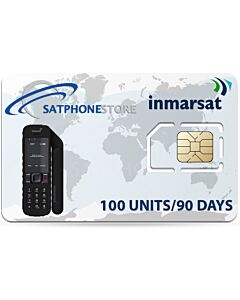 Inmarsat IsatPhone 100 Units (67 Minutes) Global Prepaid SIM