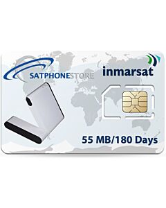 Inmarsat IsatHub Prepaid 55 MB Airtime SIM Card