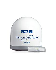 KVH TracVision UHD7 with Ka/Ku/Ka-band TriAD Technology; IP-enabled TV-Hub B